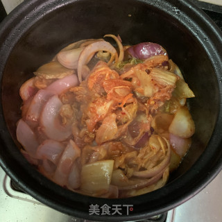 泡菜肥牛米粉的做法步骤：5