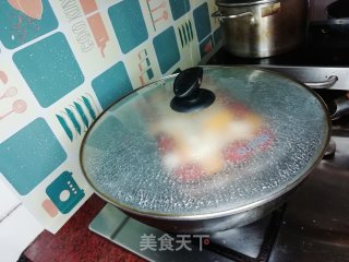 南瓜蒸百合的做法步骤：6
