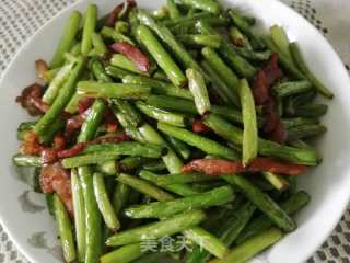 肉丝炒蒜苔的做法步骤：9