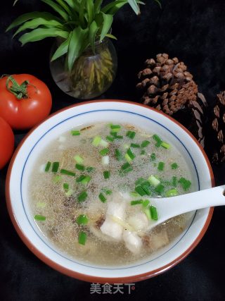 香菇鸡丝汤的做法步骤：8
