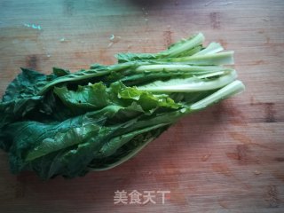 小白菜鸡血汤的做法步骤：1