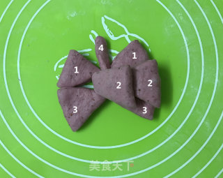 火龙果乳清蝴蝶结面包的做法步骤：13