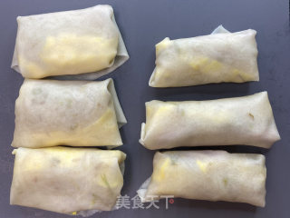 午餐肉春卷的做法步骤：5