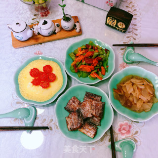 双蛋蒸豆腐的做法步骤：6