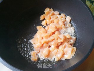 蔬菜鸡丁的做法步骤：6