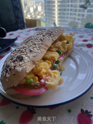 燕麦面包（可制作三明治）的做法步骤：13