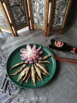 下酒小鱼干的做法步骤：8