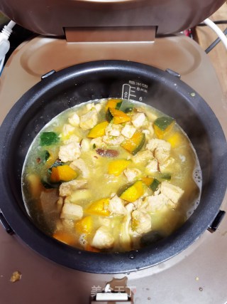 南瓜鸡肉藜麦饭的做法步骤：11
