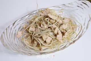 肉片炒豆芽的做法步骤：5