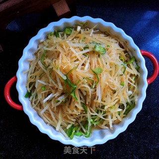 青椒拌土豆丝的做法步骤：11
