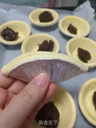 玫瑰豆沙挞酥的做法步骤：4