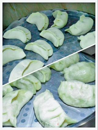 里脊香菇青椒蒸饺的做法步骤：7
