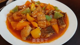 低卡开胃——茄汁黄花鱼的做法步骤：10