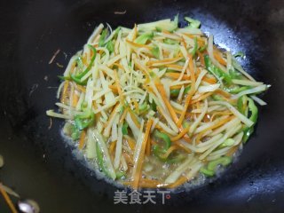 素炒三丝的做法步骤：5