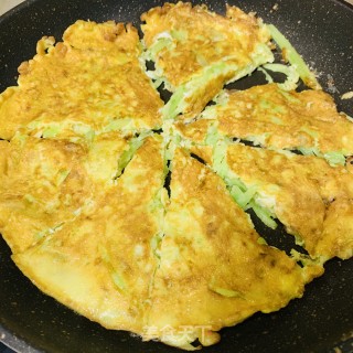 黄瓜煎鸡蛋的做法步骤：6