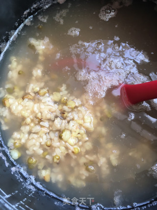 绿豆糯米粥的做法步骤：7