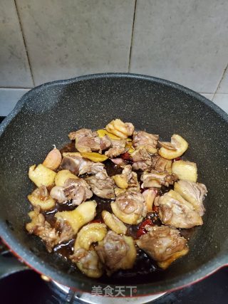 鸭肉焖腐竹的做法步骤：7