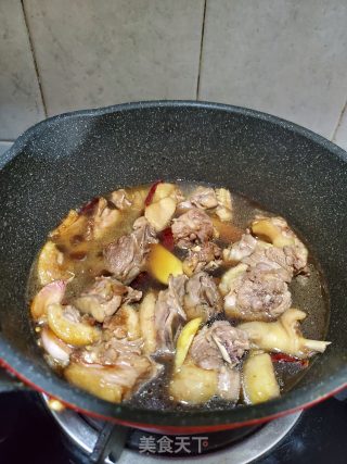 鸭肉焖腐竹的做法步骤：8