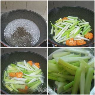西芹拼牛肉的做法步骤：3