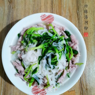 肉丝汤河粉的做法步骤：7