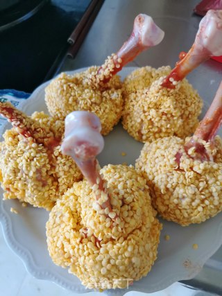 棒棒槌炸鸡腿的做法步骤：16