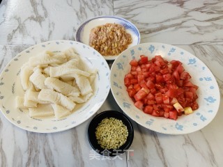火麻仁肉末番茄魔芋的做法步骤：1