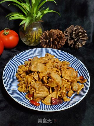 五花肉炒干萝卜片的做法步骤：7