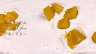 芒果毛巾卷丨夏天的专属味道，好吃还不腻！！的做法步骤：5