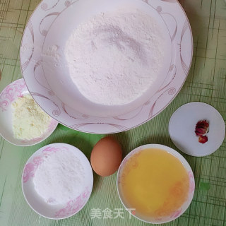 玫瑰饼干的做法步骤：1