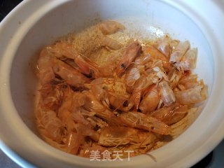大虾粉丝豆腐煲的做法步骤：6