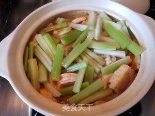 大虾粉丝豆腐煲的做法步骤：13