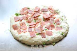 毛豆培根软面包的做法步骤：8