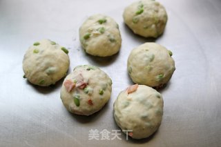毛豆培根软面包的做法步骤：9