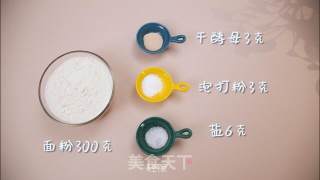 五彩花卷丨孩子不爱吃饭怎么办？快给孩子做这个！！的做法步骤：1