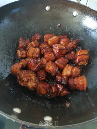 烤麸烧肉的做法步骤：6