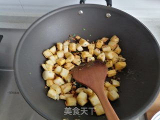 时蔬炒馒头的做法步骤：7