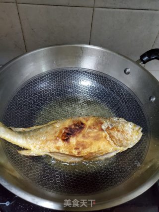 香煎大黄花的做法步骤：7