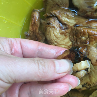 元蘑粉丝炖鸽子的做法步骤：3