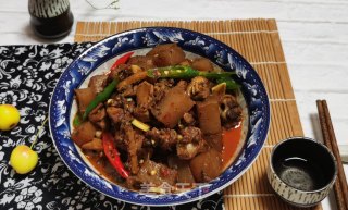 魔芋炖鸡的做法步骤：5