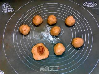 花生酱与华夫：花生酱夹心华夫饼的做法步骤：7