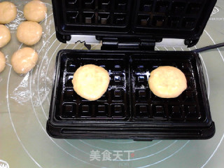 花生酱与华夫：花生酱夹心华夫饼的做法步骤：11