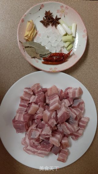 口水红烧肉的做法步骤：2