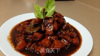 口水红烧肉的做法步骤：8