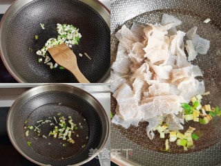 菠菜烧雪蘑芋的做法步骤：2