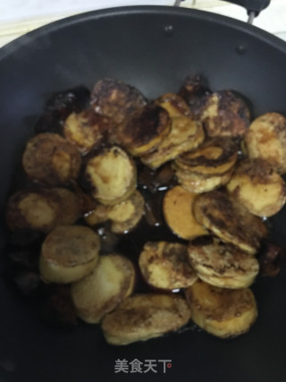 香菇烧素鸡的做法步骤：5
