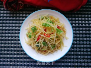 凉拌麻辣土豆丝的做法步骤：9