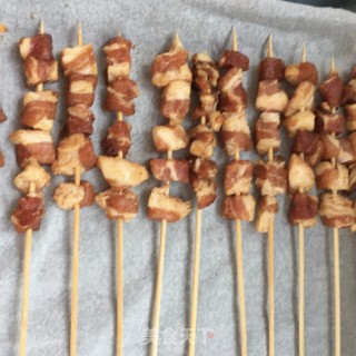 “五花肉”烤五花肉串的做法步骤：10