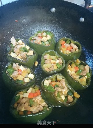鸡胸肉甜椒杯的做法步骤：10