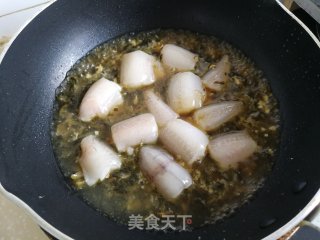 酸菜烧水潺的做法步骤：6