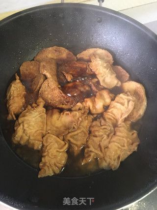素鸡烧蛋饺的做法步骤：7